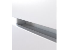Badezimmer-Set >Baabe< (5-teilig) in Weiß - 190x47cm (BxT)
