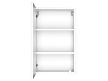 Badezimmer-Set >Baabe< (5-teilig) in Weiß - 190x47cm (BxT)