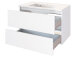 Badezimmer-Set >Baabe< (5-teilig) in Weiß - 190x47cm (BxT)
