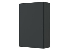 Badezimmer-Set >Baabe< (5-teilig) in Grau-Matt Graphit - 210x47cm (BxT)