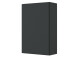 Badezimmer-Set >Baabe< (5-teilig) in Grau-Matt Graphit - 210x47cm (BxT)