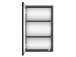 Badezimmer-Set >Baabe< (5-teilig) in Grau-Matt Graphit - 210x47cm (BxT)