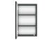 Badezimmer-Set >Baabe< (5-teilig) in Grau-Matt Graphit - 210x47cm (BxT)