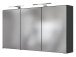 Badezimmer-Set >Baabe< (5-teilig) in Grau-Matt Graphit - 210x47cm (BxT)