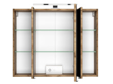 Badezimmer-Set >Baabe< (5-teilig) in Wotan-Eiche - 190x47cm (BxT)