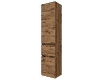 Badezimmer-Set >Baabe< (5-teilig) in Wotan-Eiche - 190x47cm (BxT)