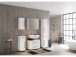 Unterschrank >Luzern I< in Weiß aus Metall - 30x79x35cm (BxHxT)