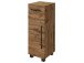 Unterschrank >Luzern I< in Schwarz aus Metall - 30x79x35cm (BxHxT)