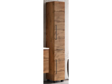 Hochschrank >Luzern I< in Schwarz aus Metall -...