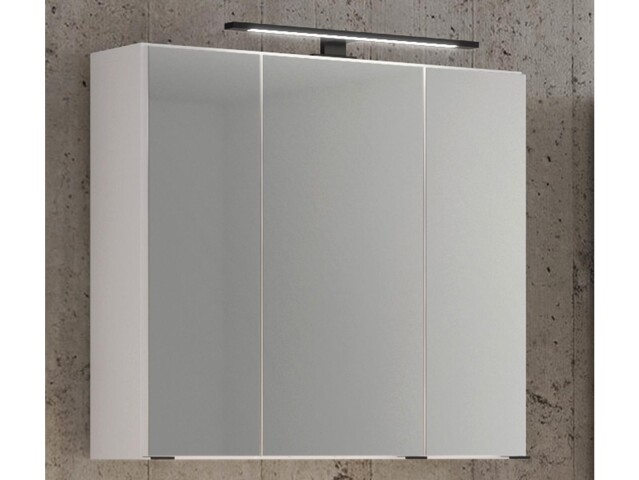 Spiegelschrank >Luzern I< in Weiß - 70x64x20cm (BxHxT)