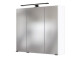 Spiegelschrank >Luzern I< in Weiß - 70x64x20cm (BxHxT)