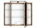 Spiegelschrank >Luzern I< in Schwarz - 80x64x20cm (BxHxT)