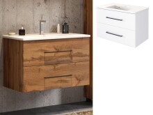 Waschtisch-Set >Luzern II< in Schwarz aus Keramik -...