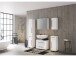 Badezimmer-Set >Luzern< in Weiß - 160x180x35cm (BxHxT)