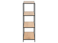 Regal >Carney< in Wildeiche aus Metall - 77x114x35cm (BxHxT)