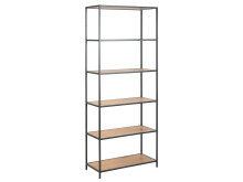 Regal >Carney< in Wildeiche aus Metall - 77x185x35cm (BxHxT)