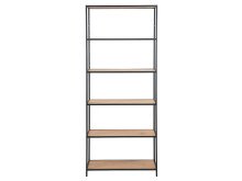 Regal >Carney< in Wildeiche aus Metall - 77x185x35cm (BxHxT)
