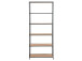 Regal >Carney< in Wildeiche aus Metall - 77x185x35cm (BxHxT)