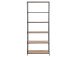 Regal >Carney< in Wildeiche aus Metall - 77x185x35cm (BxHxT)