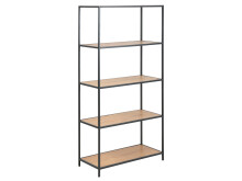 Regal >Carney< in Wildeiche aus Metall - 77x150x35cm (BxHxT)