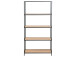 Regal >Carney< in Wildeiche aus Metall - 77x150x35cm (BxHxT)