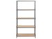 Regal >Carney< in Wildeiche aus Metall - 77x150x35cm (BxHxT)
