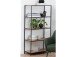 Regal >Carney< in Wildeiche aus Metall - 77x150x35cm (BxHxT)