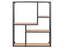 Hängeregal >Carney< in Wildeiche aus Metall - 75x91x20cm (BxHxT)