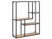 Hängeregal >Carney< in Wildeiche aus Metall - 75x91x20cm (BxHxT)