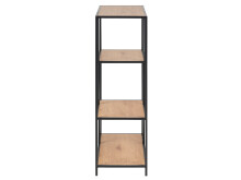 Regal >Carney< in Wildeiche aus Metall - 77x114x35cm (BxHxT)