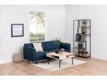 Regal >Carney< in Wildeiche aus Metall - 77x185x35cm (BxHxT)