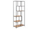 Regal >Carney< in Wildeiche aus Metall - 77x185x35cm (BxHxT)