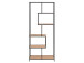 Regal >Carney< in Wildeiche aus Metall - 77x185x35cm (BxHxT)