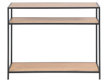 Konsolentisch >Carney< in Wildeiche aus Metall - 100x79x35cm (BxHxT)