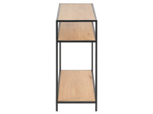 Konsolentisch >Carney< in Wildeiche aus Metall - 100x79x35cm (BxHxT)