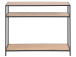 Konsolentisch >Carney< in Wildeiche aus Metall - 100x79x35cm (BxHxT)