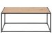 Couchtisch >Carney< in Wildeiche aus Metall - 100x40x50cm (BxHxT)