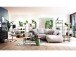 Couchtisch >Carney< in Wildeiche aus Metall - 100x40x50cm (BxHxT)