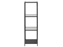 Regal >Carney< in Schwarz/matt aus Metall -...