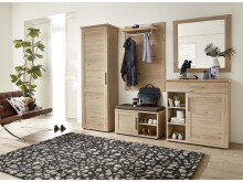 Sitzbank >Fairfield< in Jackson Eiche Nachbildung - 80x49x38 (BxHxT)