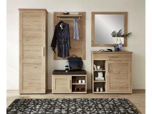 Sitzbank >Fairfield< in Jackson Eiche Nachbildung - 80x49x38 (BxHxT)