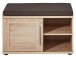 Sitzbank >Fairfield< in Jackson Eiche Nachbildung - 80x49x38 (BxHxT)