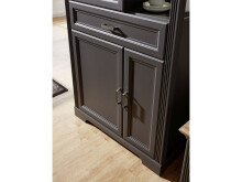Vitrine >Jillana I< in Antik aus Metall - 93x204x42cm (BxHxT)