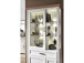 Vitrine >Jillana I< in Antik aus Metall - 93x204x42cm (BxHxT)