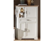Highboard >Jasmin< in Antik aus Metall - 93x150x42cm (BxHxT)