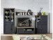 Highboard >Jasmin< in Graphit aus Metall - 93x150x42cm (BxHxT)