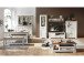 Highboard >Jasmin< in Pinie-Hell aus Metall - 93x150x42cm (BxHxT)