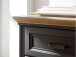 Sideboard >Jasmin< in Graphit aus Metall - 166x102x48cm (BxHxT)