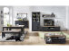Sideboard >Jasmin< in Graphit aus Metall - 166x102x48cm (BxHxT)