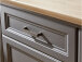Sideboard >Jasmin< in Graphit aus Metall - 166x102x48cm (BxHxT)